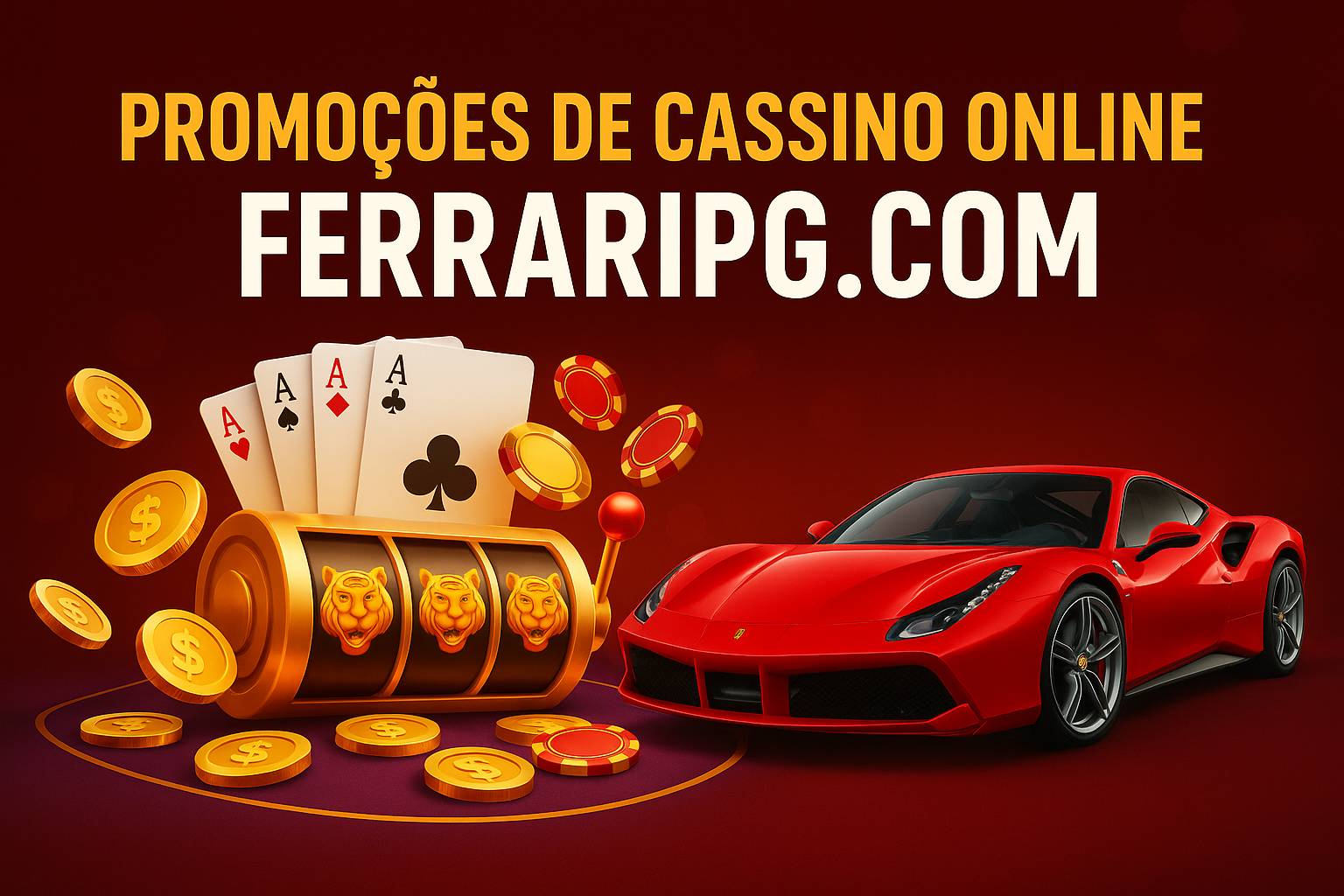 O bônus promocional FERRARIPG.COM é uma ótima maneira de começar sua aventura
